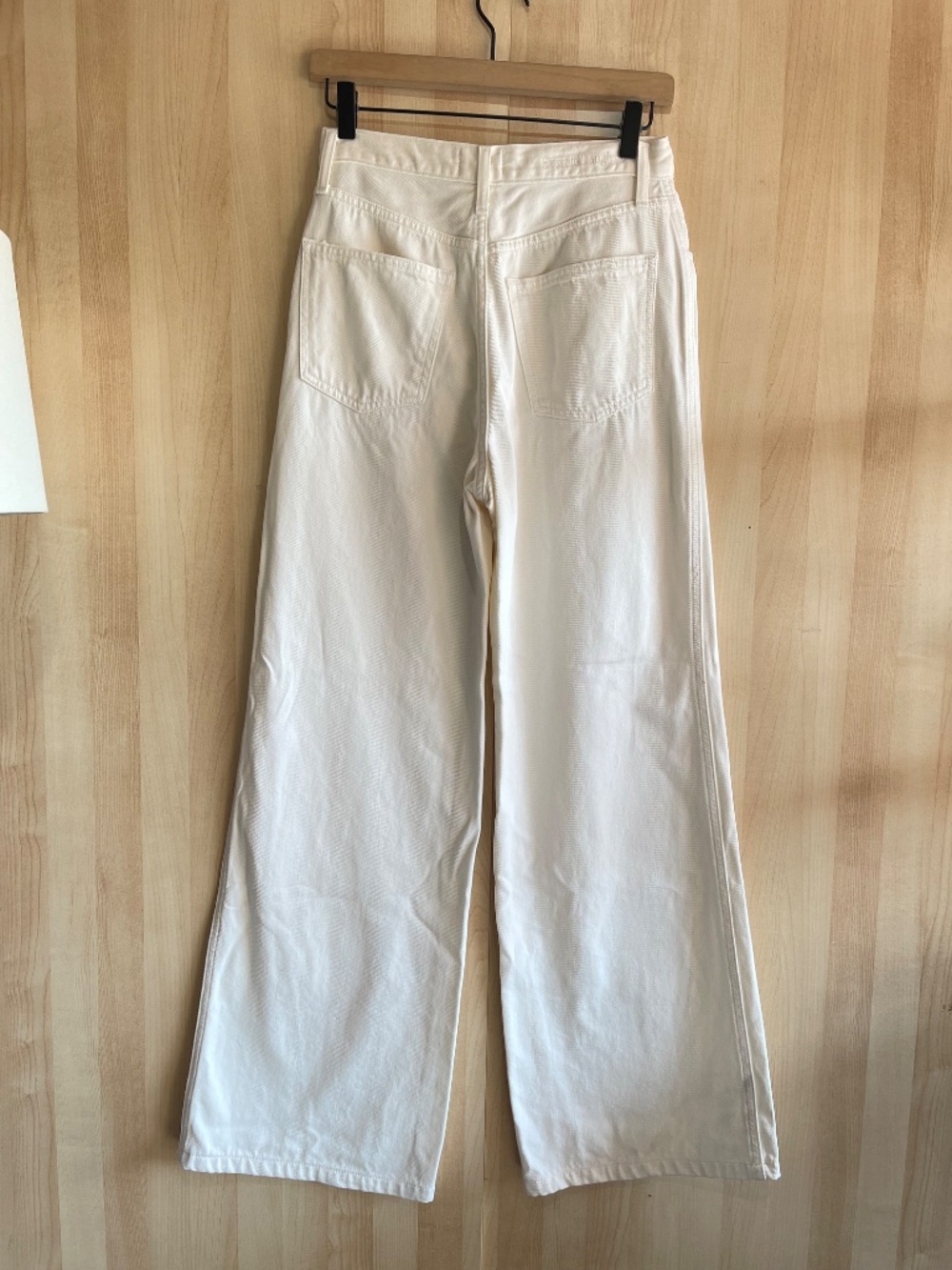 Favorite Daughter The Marsha Gardenia  White Wide-Leg Jeans - Picture 2 of 14